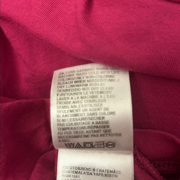 The North Face Pink Short Sleeve T-Shirt w/ Floral Side Design, Size Medium - Picture 9 of 9